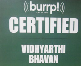 Vidyarthi_Bhavan_Burrp! Certified - 2010